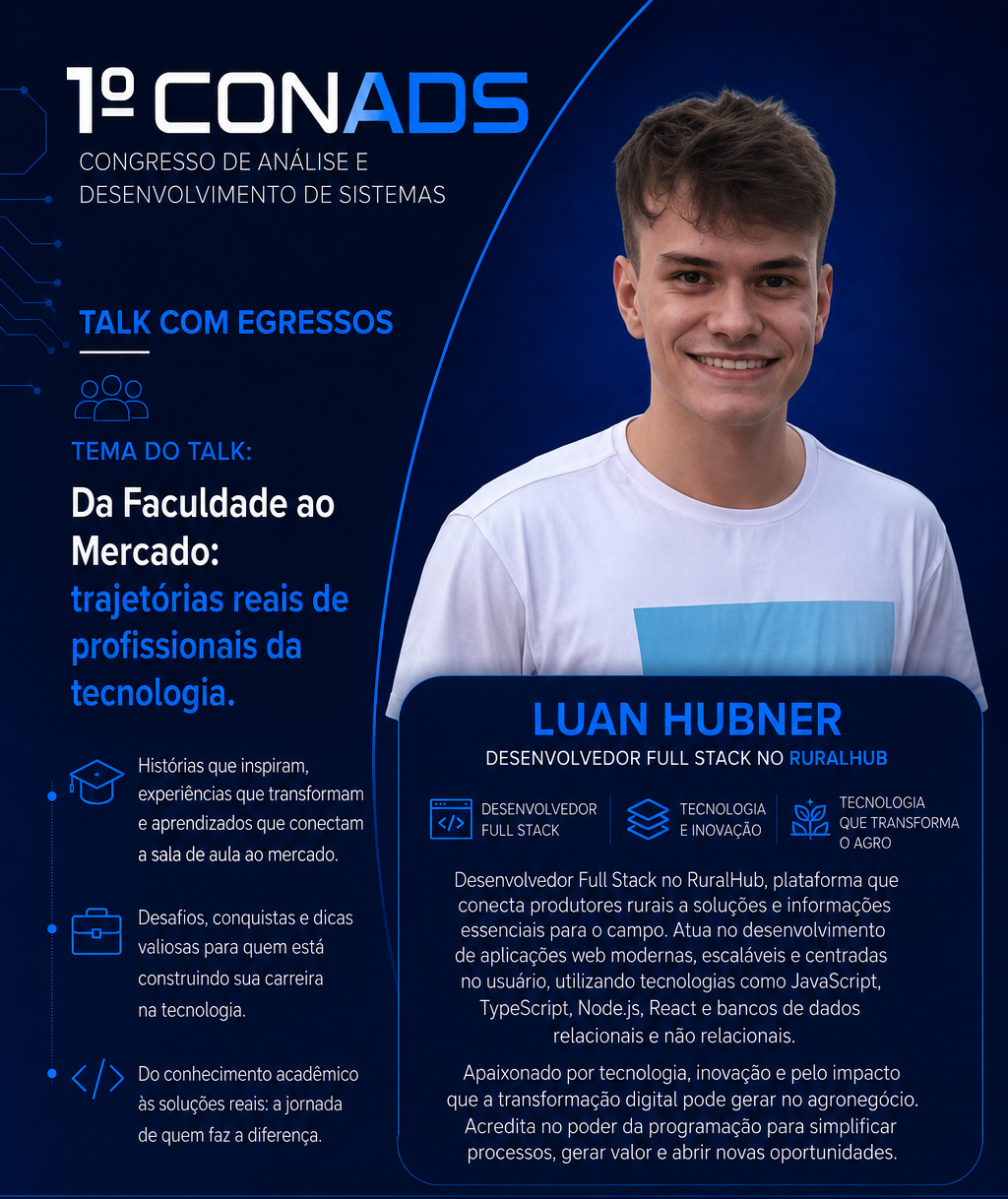 Luan Hubner - Talk com Egressos